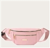 Large capacity pink fanny pack