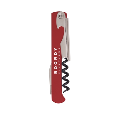 Custom Waiter's Corkscrew, Crimson, Bulk