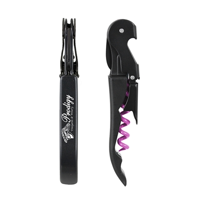 Custom Elixir Duo-Lever Corkscrew, Fuschia, Bulk