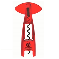 Custom Magellan Continuous-Turn Corkscrew, Red, Bulk