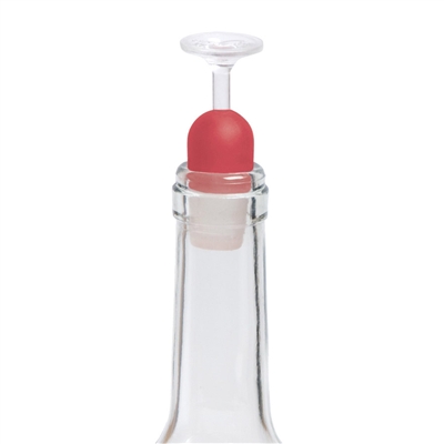 Wine Stem Red Stopper, Bulk