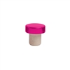 Aluminum Stopper, Hot Pink, Bulk