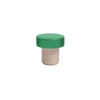 Aluminum Stopper, Spring Green, Bulk