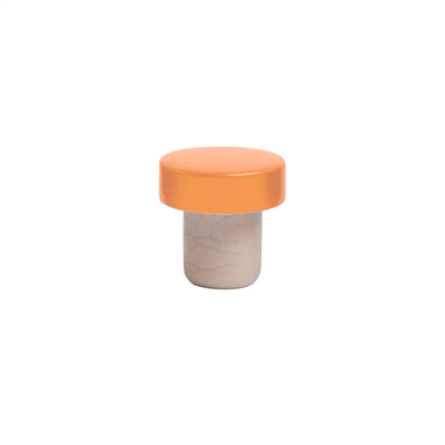 Aluminum Stopper, Orange, Bulk