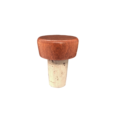 Antique Beechwood Stopper, Natural Cork, Bulk