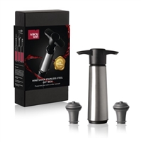 Vacu Vin Wine Saver 1 Pumo 2 Stoppers, Gift Boxed