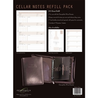 Wine Dossier Cellar Notes, 20-Sheet Refill