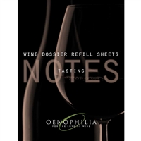 Wine Dossier Tasting Notes, 48-Sheet Refill
