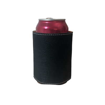 Suave Leatherette Can Holder, Black, Bulk