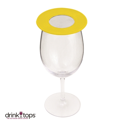 Ventilated Drink Top, Yellow