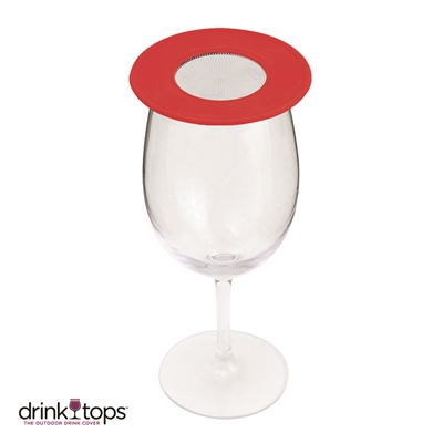 Ventilated Drink Top, Red