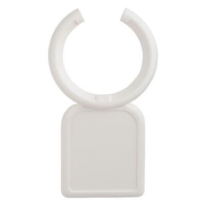 Vino Plate Clip, White, Bulk 