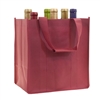 Vino Sack 6-Bottle Bag, Burgundy