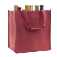 Vino Sack 6-Bottle Bag, Burgundy
