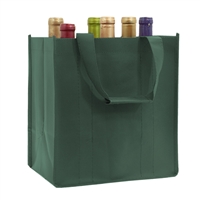 Vino Sack 6-Bottle Bag, Green