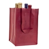 Vino Sack 4-Bottle Bag, Burgundy