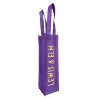 Custom Vino Sack 1-Bottle Bag, Purple