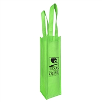 Custom Vino Sack1-Bottle Bag, Lime
