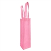 Vino Sack 1-Bottle Bag, Powder Pink