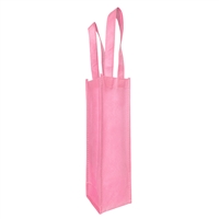 Vino Sack 1-Bottle Bag, Powder Pink
