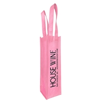 Custom Vino Sack 1-Bottle Bag, Powder Pink