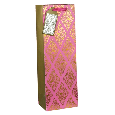 Glam Wine Bag, Rose