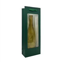 ClearViewâ„¢ Wine Bag, Dark Green