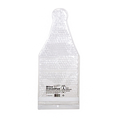 Wine Travelpak Reusable Bottle Protector, Clear, Bulk