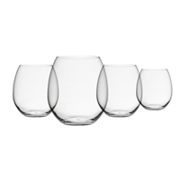 Clearâ„¢ Shatter-Proof, Stemless Drinkware, Set of 4