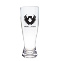 Custom Clear Pilsner Beer Glass, Tritanâ„¢ Plastic 24 Oz