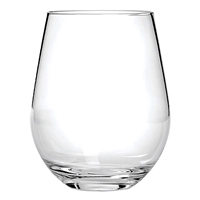 Acrylic Stemless Wine Glass, 20 Oz