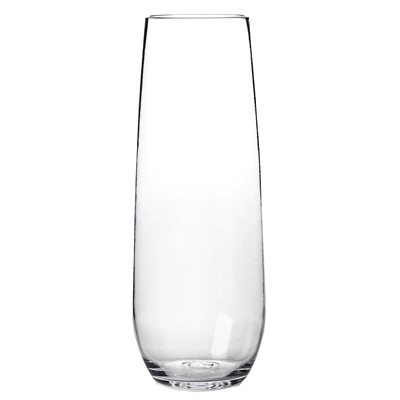 Clear Stemless Tritan Champagne Flute 8 Oz