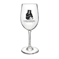 Custom Acrylic White Wine Glass, 12 oz