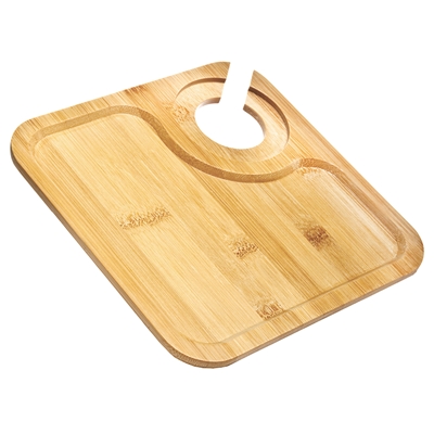 Bamboo Party Plate, Square, Bulk