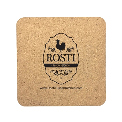 Custom Cork Coaster, Square