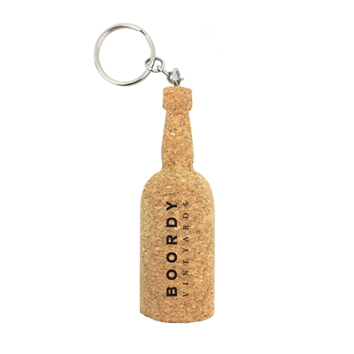 Custom Cork Bottle Keychain