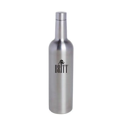 Custom Apollo Wine Bottle Flask, Stainless