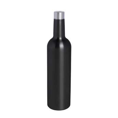 Apollo Wine Bottle Flask, Black