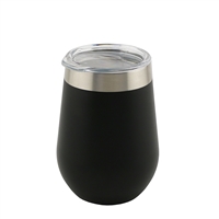 Apollo Cup 12 oz  W/ Lid, Black