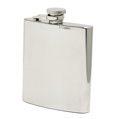 Flask, 8 Oz, Chrome