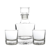 Radial Spirit Decanter with Glasses