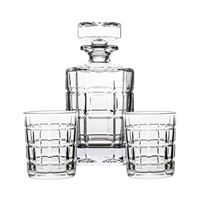 Block Spirit Decanter with Glasses