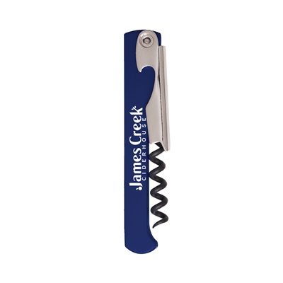 Custom Waiter's Corkscrew, Navy, Bulk