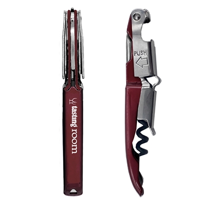 Custom Innovation Corkscrew, Burgundy, Bulk