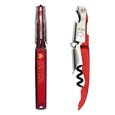 Custom Innovation Corkscrew, Red, Bulk