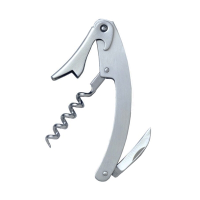 Curved Waiter's Corkscrew, Stainless Steel, Bulk