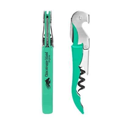 Custom Duo-Lever Corkscrew, Spring Green, Bulk