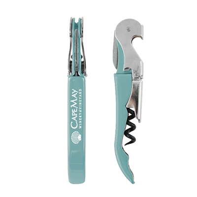 Custom Duo-Lever Corkscrew, Turquoise, Bulk