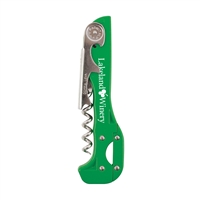 Custom Boomerang 2-Step Corkscrew, Apple Green, Bulk