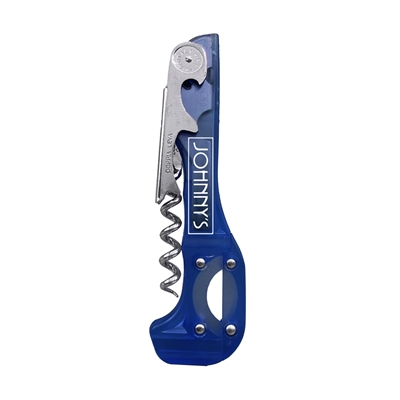 Custom Boomerang 2-Step  Corkscrew, Translucent Blue, Bulk